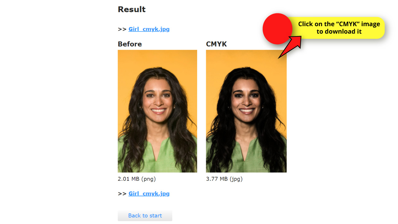 How to Convert RGB to CMYK without Photoshop Step 4