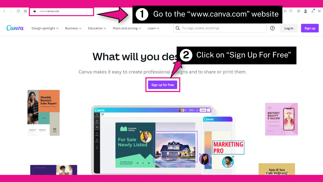 How to Change the Colors of a Logo Using Canva Step 1