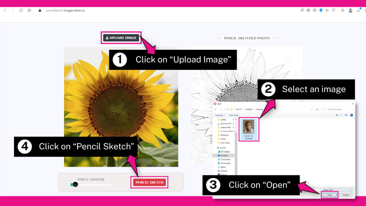 How to Make a Picture Look Like a Drawing Without