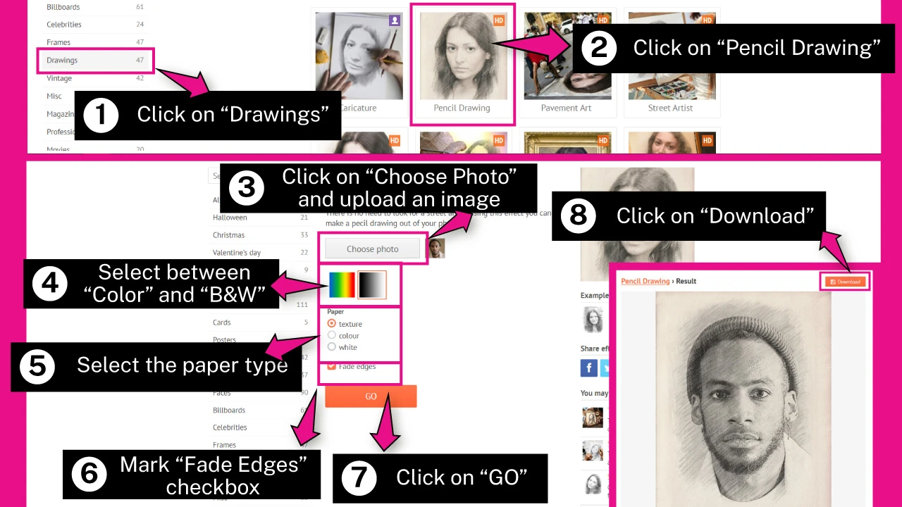 How to Make a Picture Look Like a Drawing Using PhotoFunia Step 5.jpg