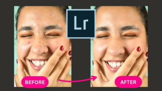 How to smooth skin in Lightroom