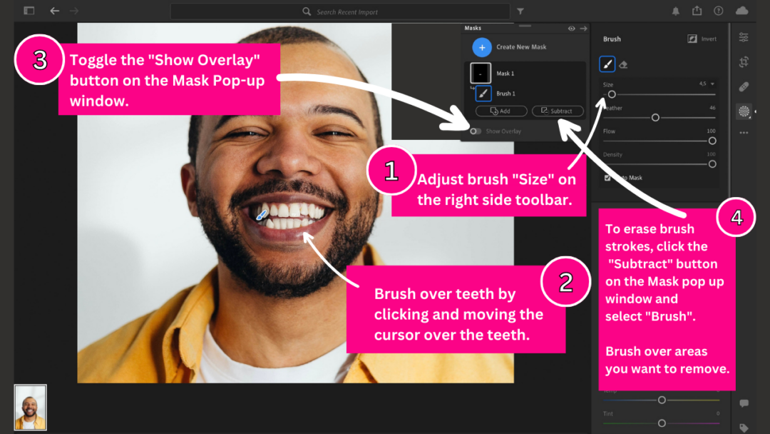 How to Whiten Teeth in Lightroom — Easier than You Think!