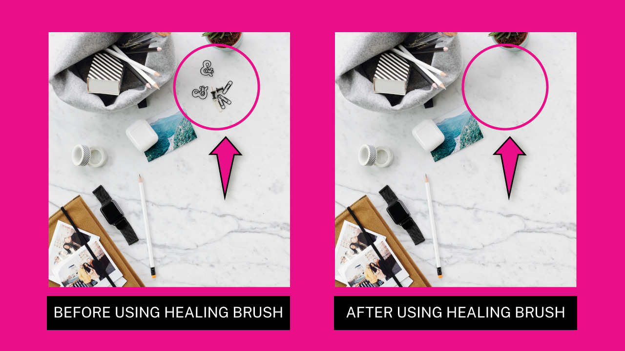 How to Use the Healing Brush in Lightroom The Result