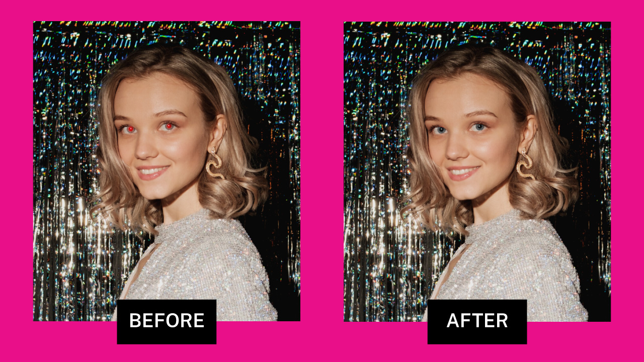 How to Get Rid of Red Eyes in Photos Using Canva The Result