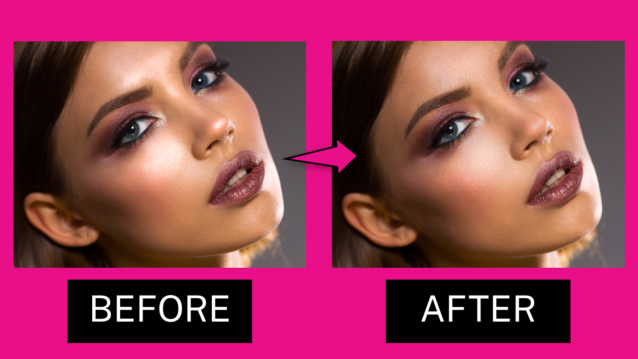 How to Get Rid of Shine on Face Using GIMP The Result